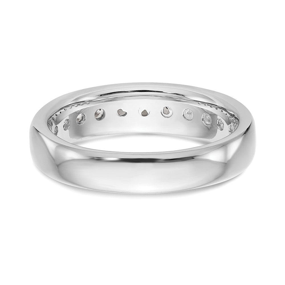 Buy Stylish 14K White Gold Channel Set Band - 3/4 Carat Round Diamonds, 11-Stone