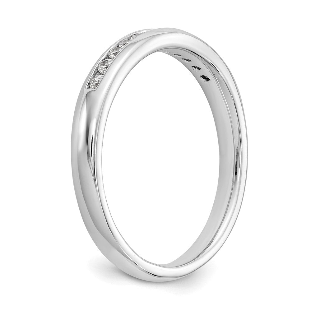 Exclusive 14K White Gold Diamond Band - 1/6 Carat, Stylish Value Jewelry