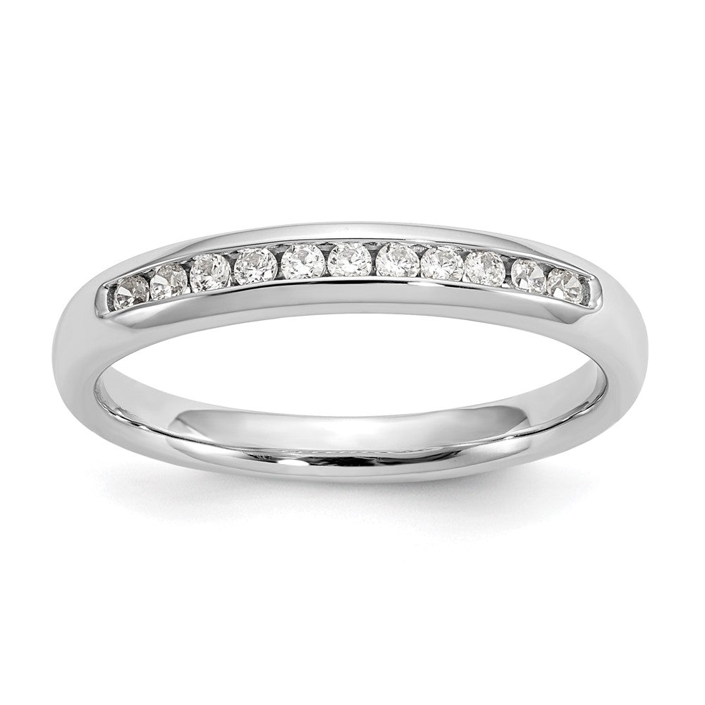 Exclusive 14K White Gold Diamond Band - 1/6 Carat, Stylish Value Jewelry
