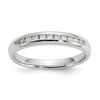 Buy Stylish 14K White Gold Channel Band for 11 Stones - Affordable Jewelry