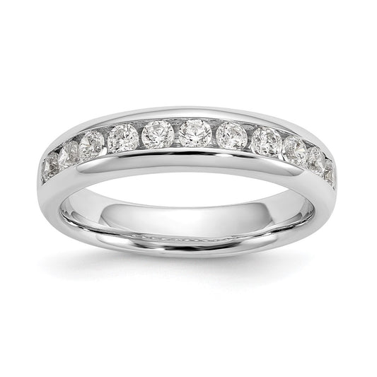 Buy Exclusive 14K White Gold 11-Stone Diamond Band, 1/2 Carat Value!