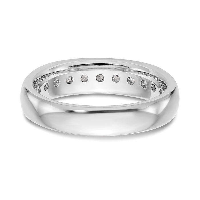 Buy Exclusive 14K White Gold 11-Stone Diamond Band - 3/4 Carat Luxury Value-5