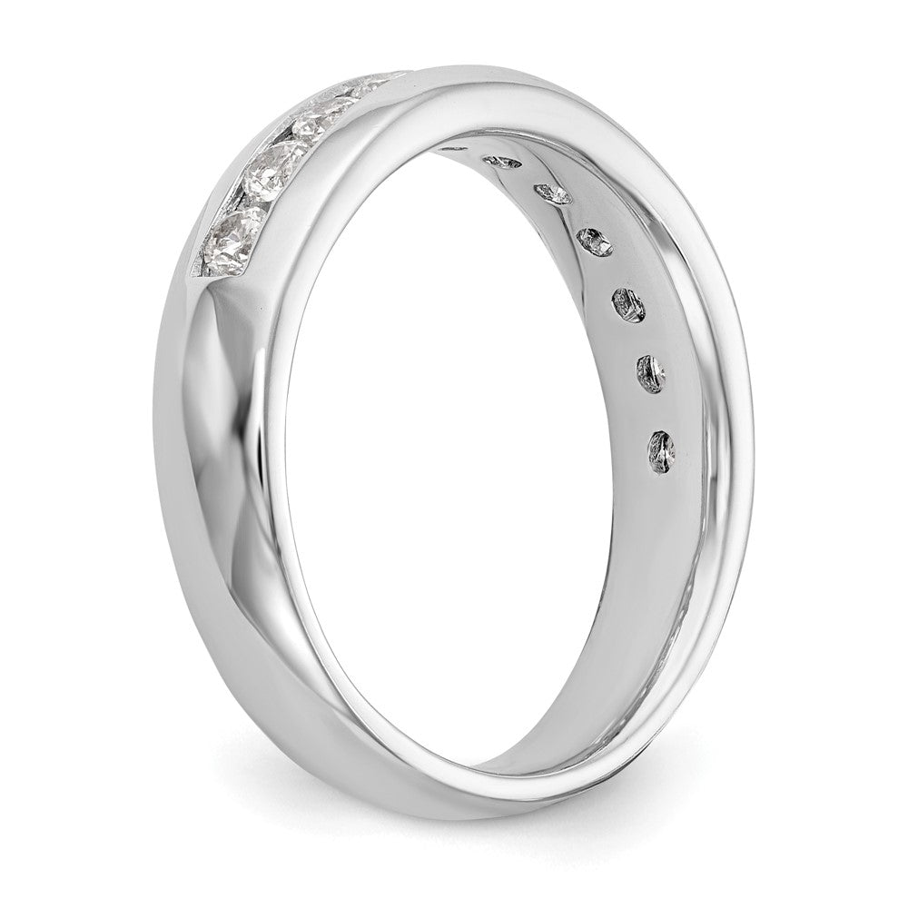Buy Exclusive 14K White Gold 11-Stone Diamond Band - 3/4 Carat Luxury Value