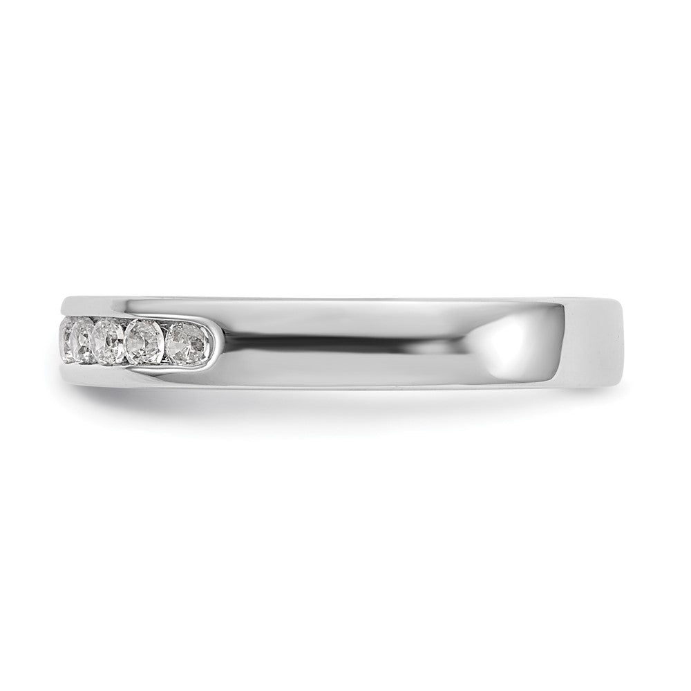 Exclusive Platinum Channel Band Mounting for 11 Stones | Stylish 2.9mm Design