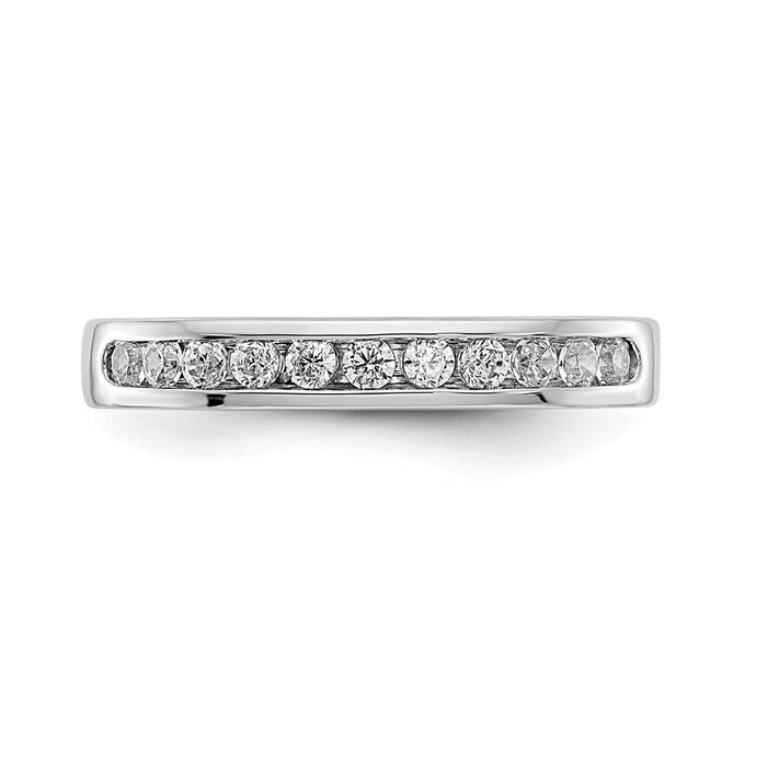 Buy Exclusive Platinum Channel Band Mounting for 11 x 1.9mm Stones-4