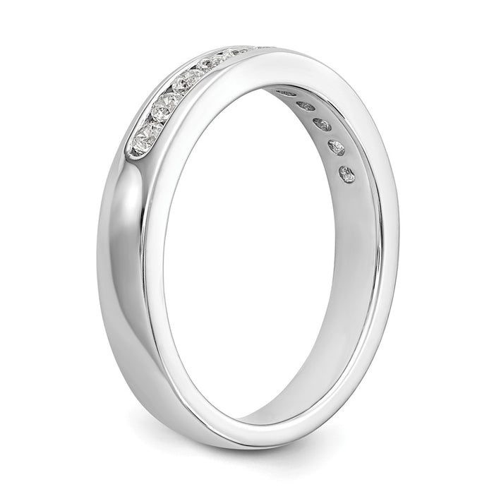 Exclusive Platinum Channel Band Mounting for 11 Stones | Stylish 2.9mm Design-6