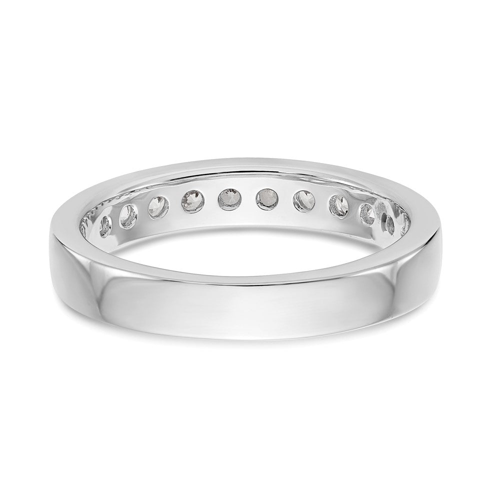 Buy Exclusive Platinum 11-Stone 1/2 Carat Round Diamond Band - Stylish Value