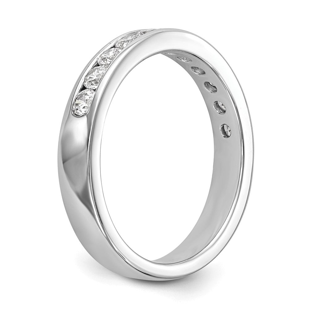 Buy Exclusive Platinum 11-Stone 1/2 Carat Round Diamond Band - Stylish Value