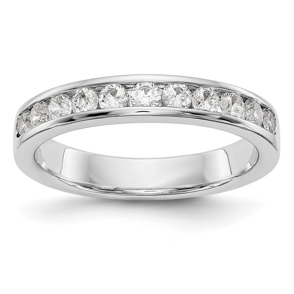 Buy Exclusive Platinum 11-Stone 1/2 Carat Round Diamond Band - Stylish Value