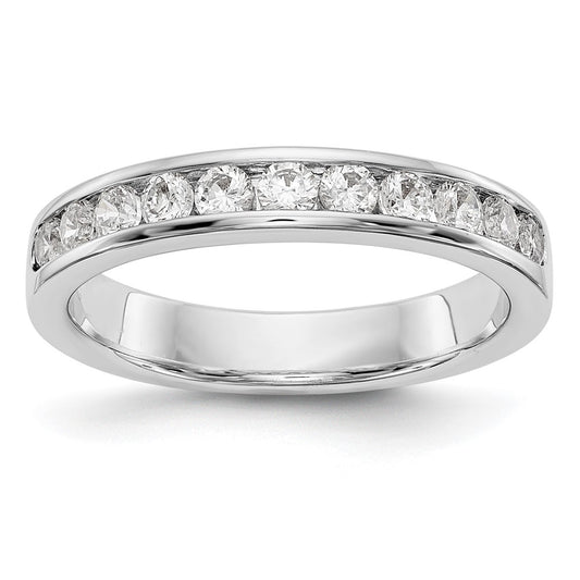 Buy Exclusive Platinum 11-Stone 1/2 Carat Round Diamond Band - Stylish Value