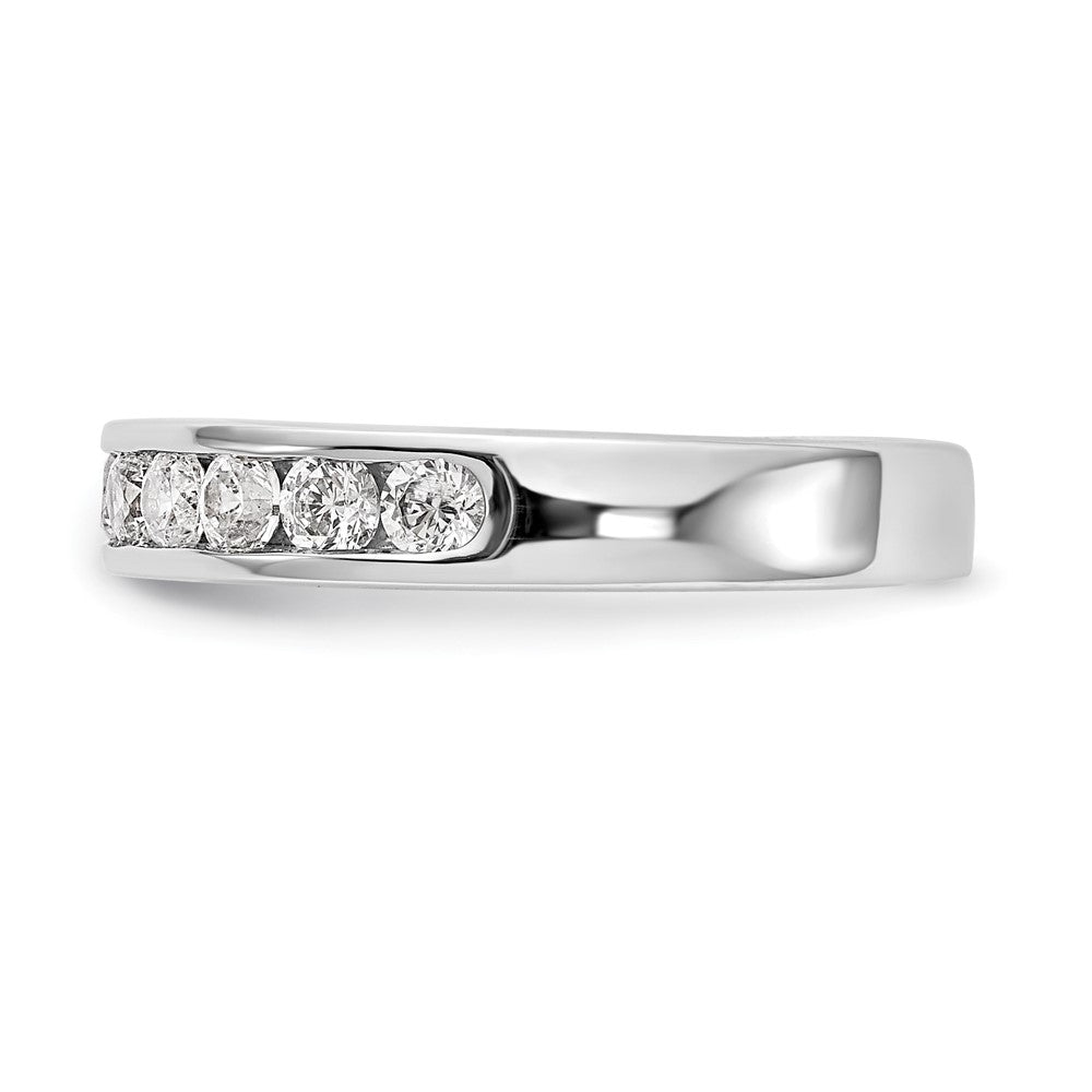 Exclusive Platinum Channel Band Mounting for 11 Stones - Stylish 1.6mm Gems