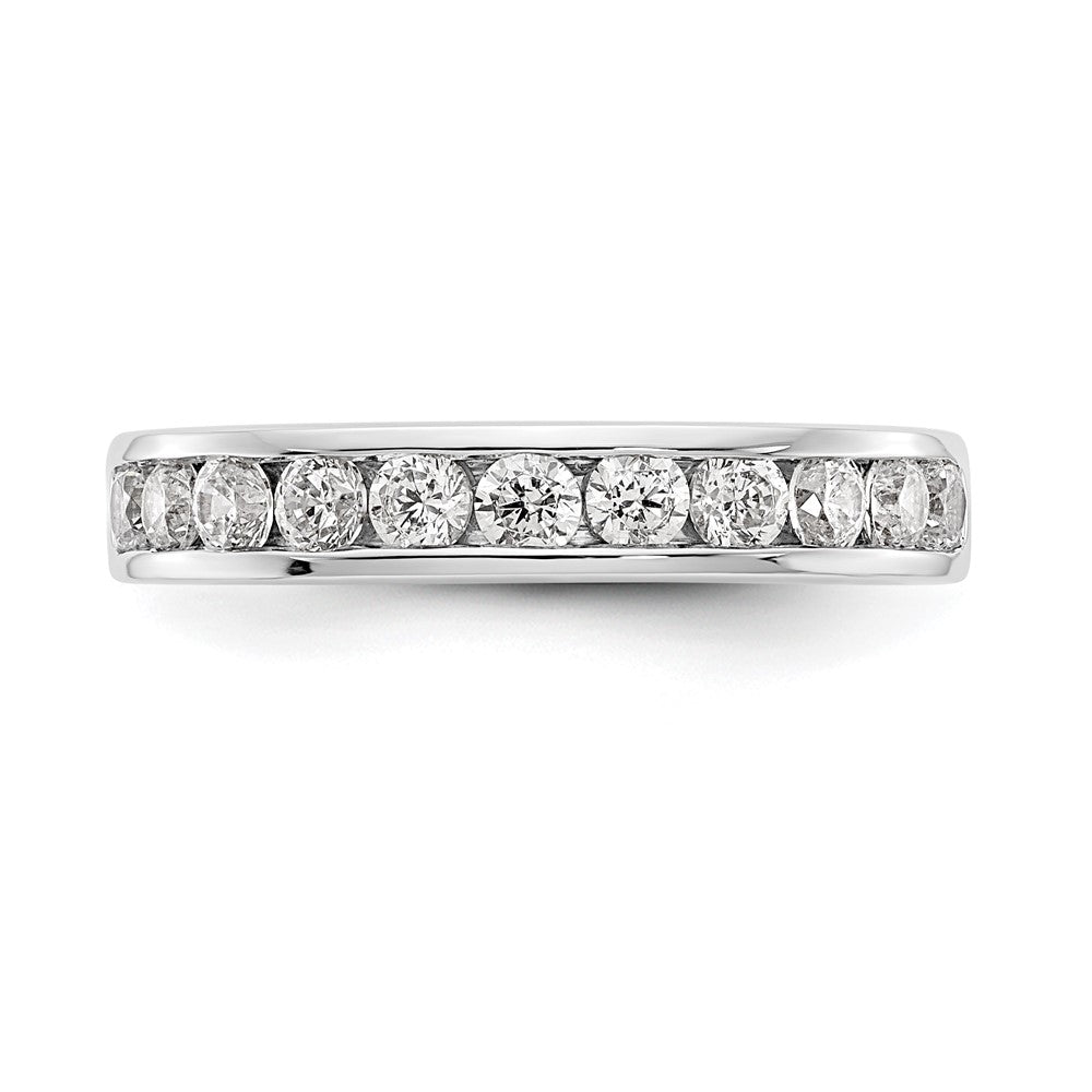 Exclusive Platinum Channel Band Mounting for 11 Stones - Stylish 1.6mm Gems