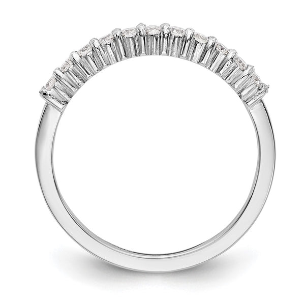 11-Stone Platinum Wedding Band Setting for 1.6mm Stones