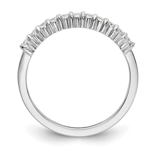 High-Quality 11-Stone Platinum Wedding Band Setting for 1.6mm Stones