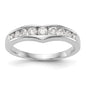 High-Quality 14K White Gold Diamond Eternity Band - Stylish Luxury Value!-1