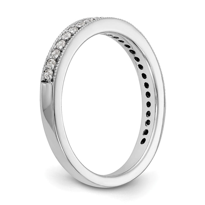 Buy Exclusive 14K White Gold Eternity Wedding Band - 1/6 Carat Diamond Value-9