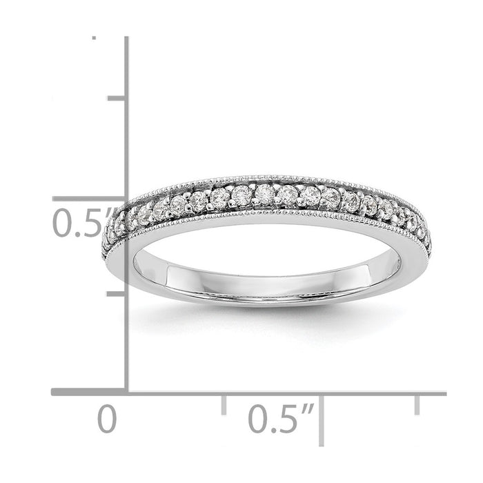 Buy Exclusive 14K White Gold Eternity Wedding Band - 1/6 Carat Diamond Value-8
