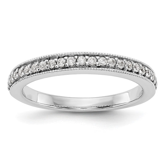 Buy Exclusive 14K White Gold Wedding Band Set with 1/4 Carat Diamond - Stylish Value