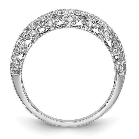 Buy 14K White Gold 1/4 Carat Diamond Wedding Band Set - Affordable Luxury Jewelry