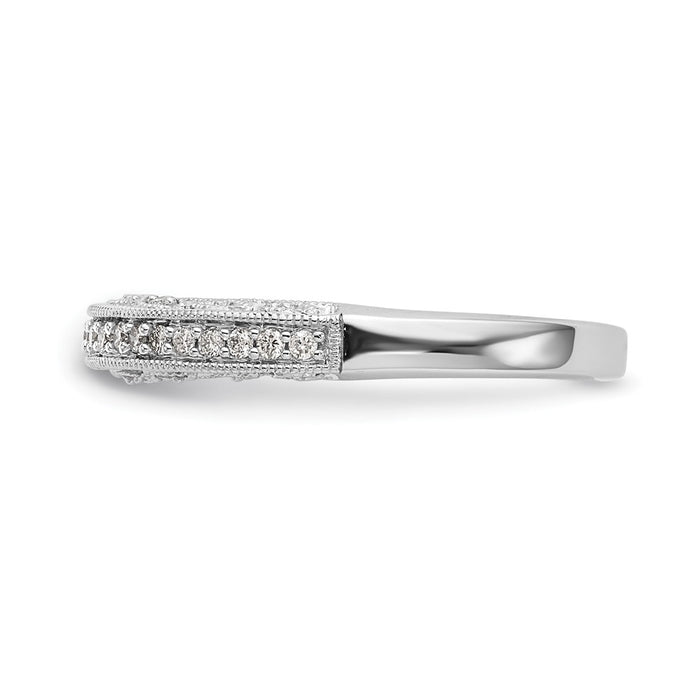 Buy 14K White Gold 1/4 Carat Diamond Wedding Band Set - Affordable Luxury Jewelry-3