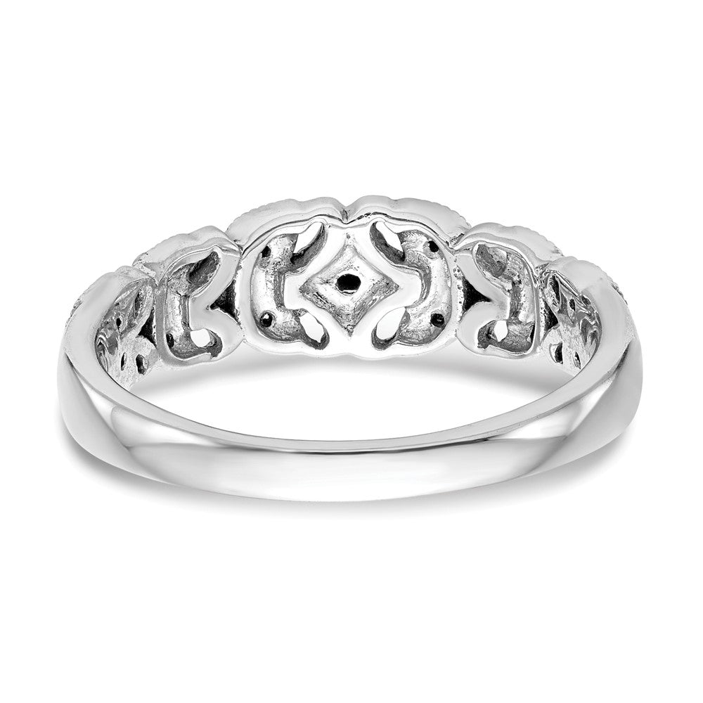Buy Stylish 14K White Gold Leaf-Inspired Diamond Band Setting - Luxury Value