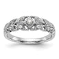Exclusive 14K White Gold Diamond Band - 1/10 Carat, Stylish Value Jewelry-1