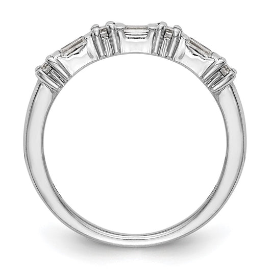 Buy Exclusive 14K White Gold Wedding Band with 3/8 Carat Diamonds - Stylish Value