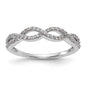Buy Stylish 14K White Gold Twisted Diamond Band Setting for 50 Diamonds-1