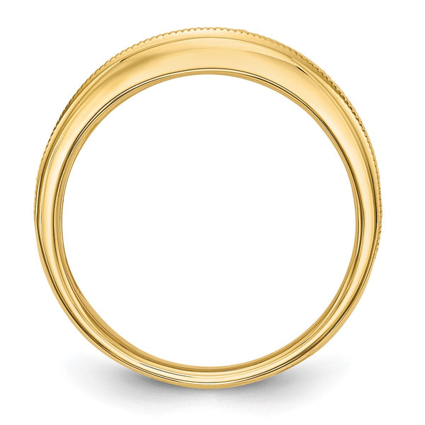 14K Vintage Diamond Eternity Band - 1/4 Carat Ring