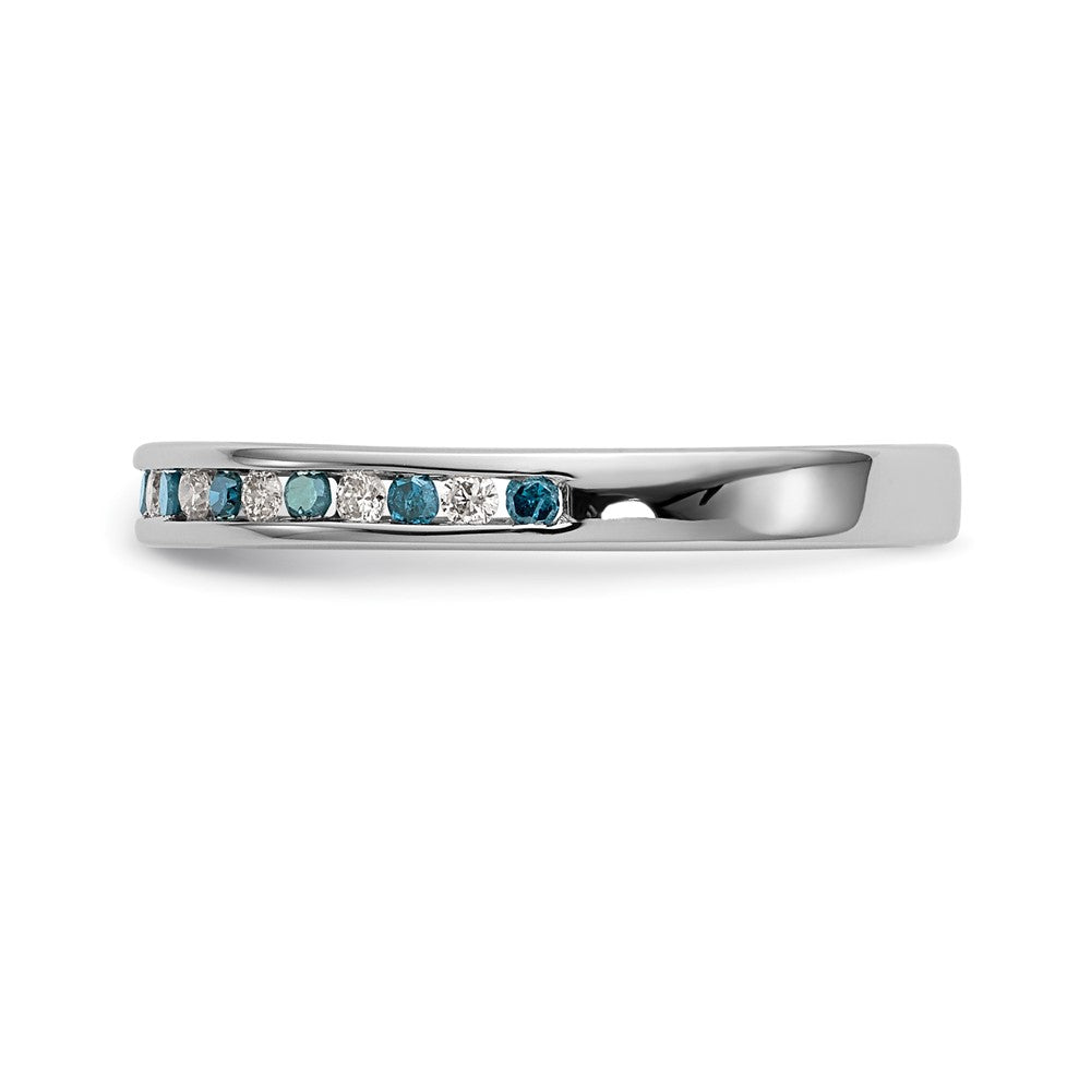 High-Quality 14K White Gold 1/4 Carat Diamond Channel Set Band - Stylish Value!