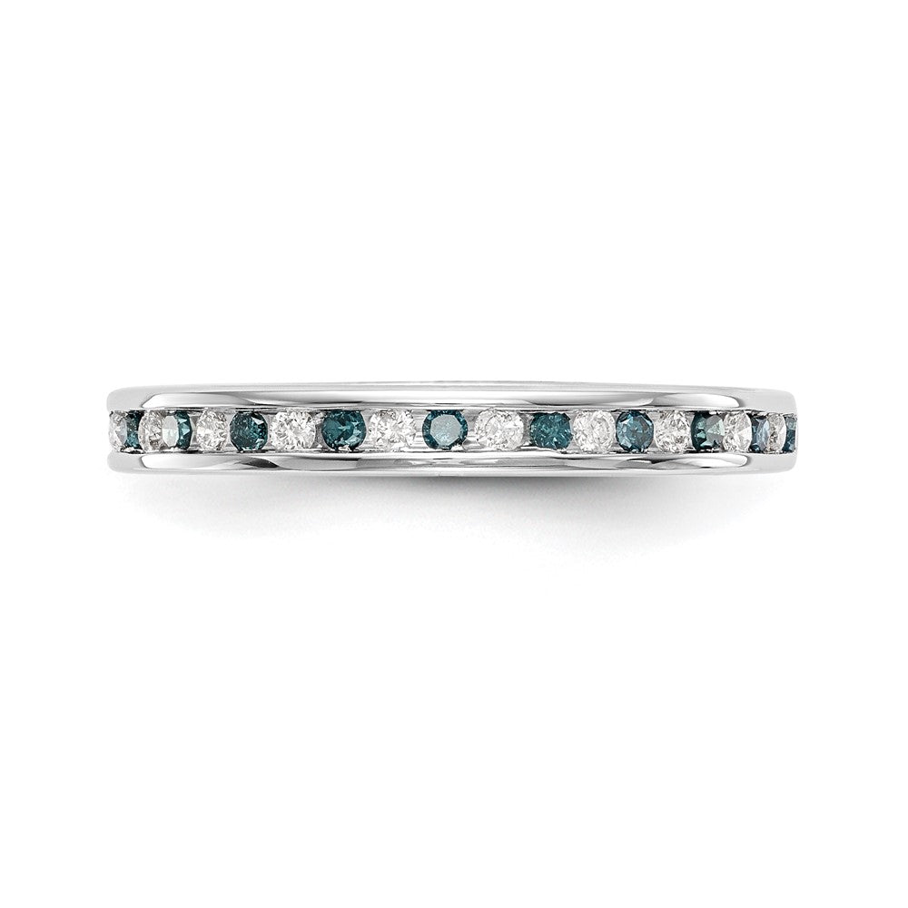 High-Quality 14K White Gold 1/4 Carat Diamond Channel Set Band - Stylish Value!
