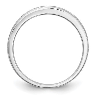 Exclusive 14K White Gold Pink Sapphire Channel Set Band - Stylish & Affordable