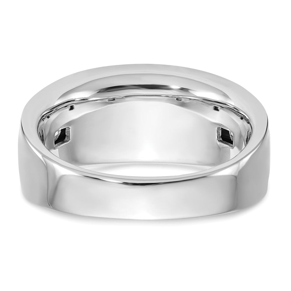 Buy Exclusive 14K White Gold Men's Channel Band for 7 x 3.3mm Stones