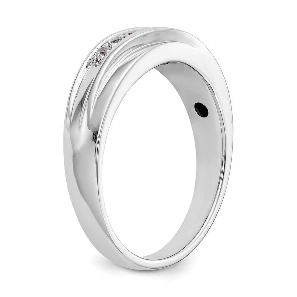 Buy Stylish 14K White Gold Men's Band for 7-Stone Setting - Affordable Quality
