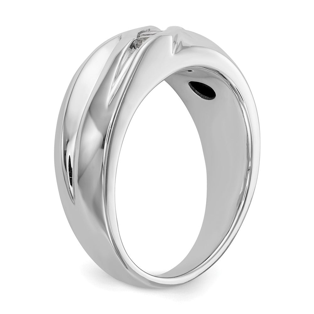 Buy Exclusive 14K White Gold Men's 3-Stone Ring Mounting - Stylish & Affordable!