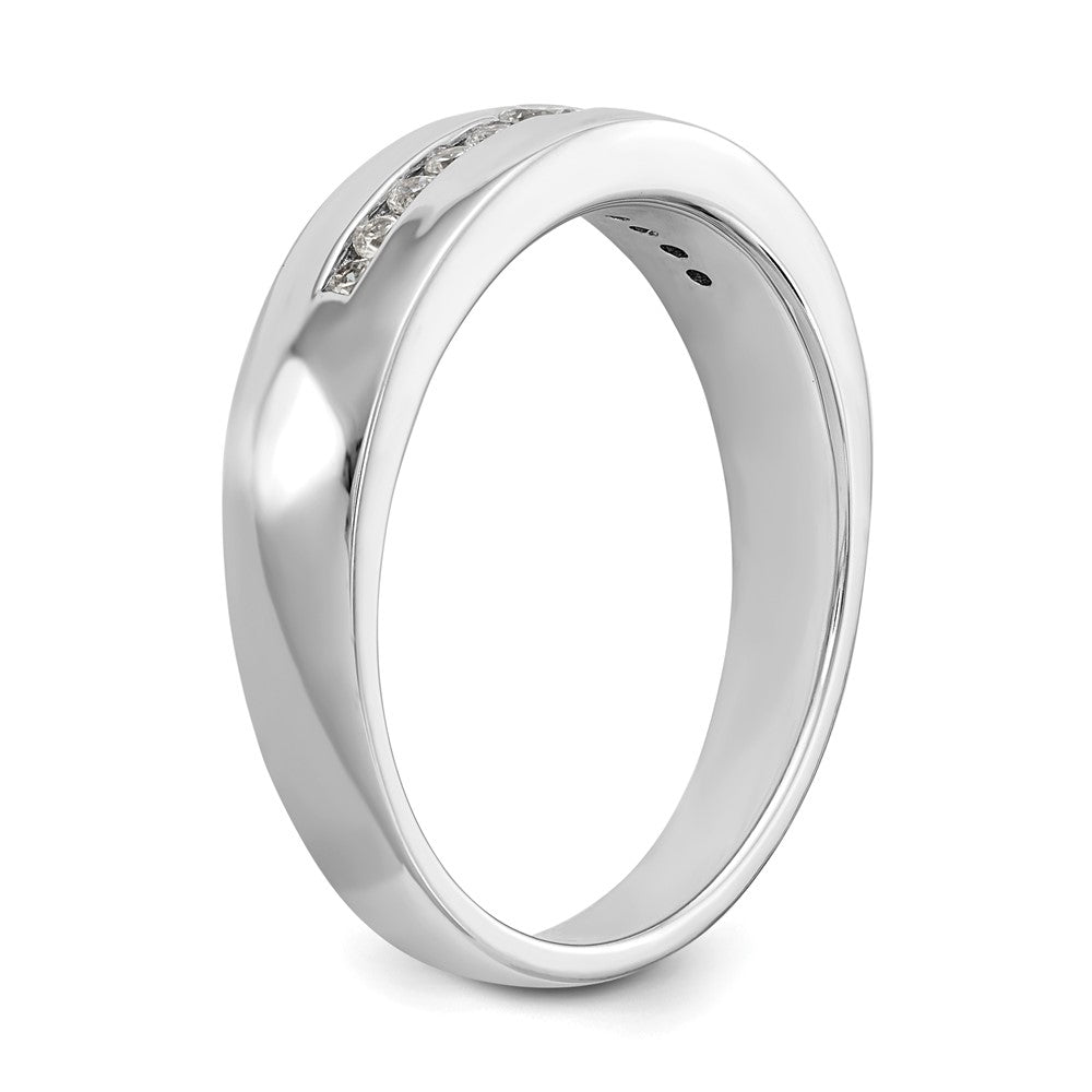 Buy Stylish Men's 1/4 Carat Diamond Channel Band in 14K White Gold