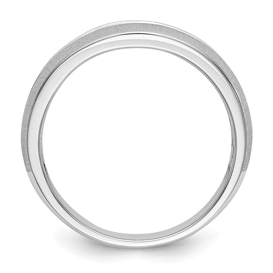 Buy Stylish Men's Channel Band in 14K White Gold & 1/3 Carat Diamonds