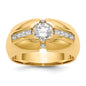 Buy Exclusive 14K Men's Ring Mounting for 1-5.5ct Center Stone | Stylish Value!-1