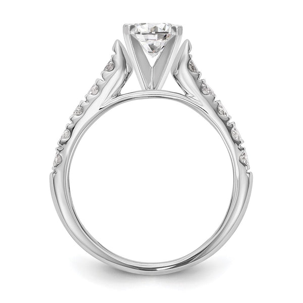 14K White Gold 1/2 Carat Diamond Semi-Mount Engagement Ring - Style GR1-1023496