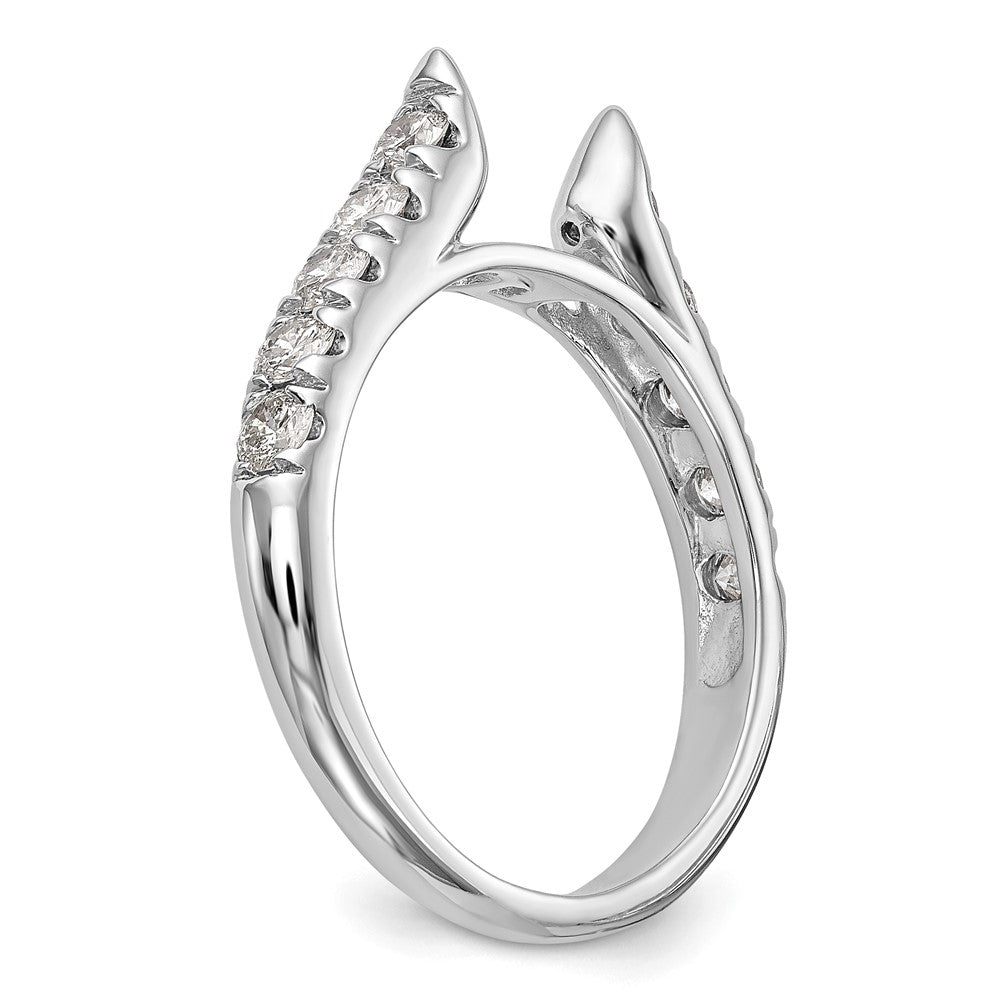 Buy 14K White Gold 1/2 Carat Diamond Semi-Mount Engagement Ring - Stylish Value!