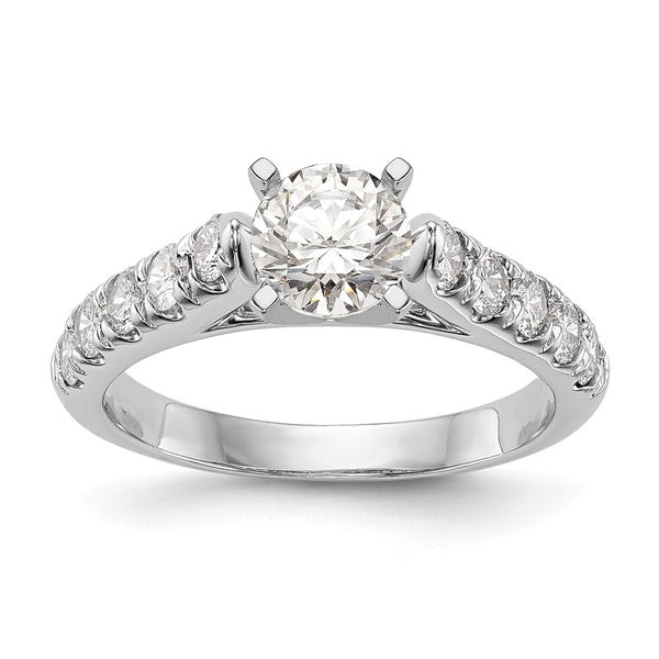 14K White Gold 1/2 Carat Diamond Semi-Mount Engagement Ring - Style GR1-1023496