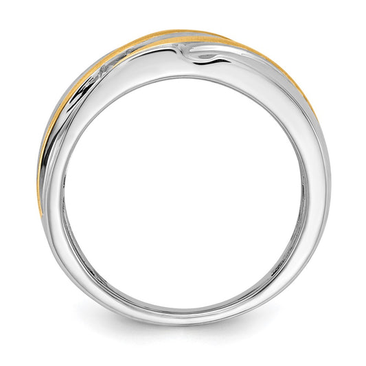 Buy Exclusive 14K Two-Tone Men's Ring with 1/4 Carat Diamonds - Stylish Design