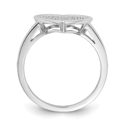 Shop Affordable 14K White Gold Fancy Heart-Shaped Diamond Ring 0.85 ct