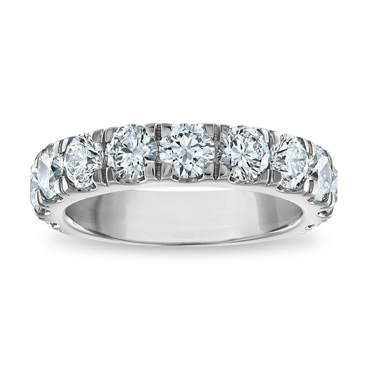 Buy Stylish 14K White Gold Wedding Band - 3ctw Lab-Grown Diamonds, G Color