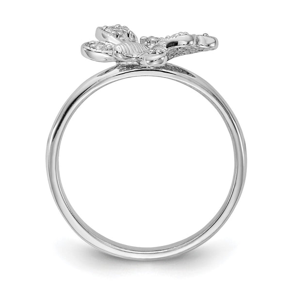 14K White Gold AA Quality Diamond Ring