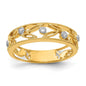 Exclusive 14K Gold Floral Vine Diamond Ring - Stylish Luxury at Great Value-1