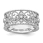 Exclusive 14K White Gold Fashion Band - 1/4 Carat Lab-Grown Diamond, Stylish Value-1