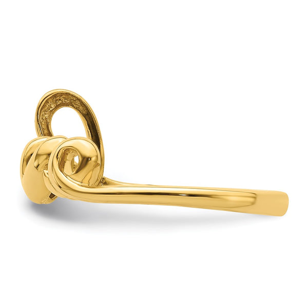 14K Gold Diamond LOVE Ring