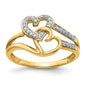 Buy Exclusive 10K Gold Diamond Heart Ring - Stylish Design, Affordable Luxury-1