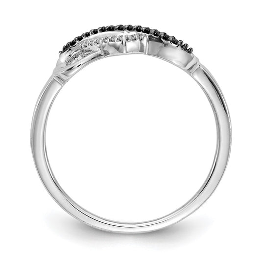 Shop Exclusive 14K White Gold Infinity Heart Ring with Diamonds - Stylish Value!